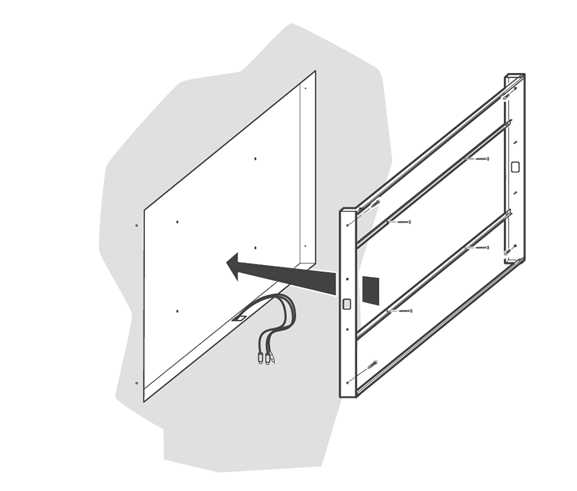 installing the TV Step-by-step