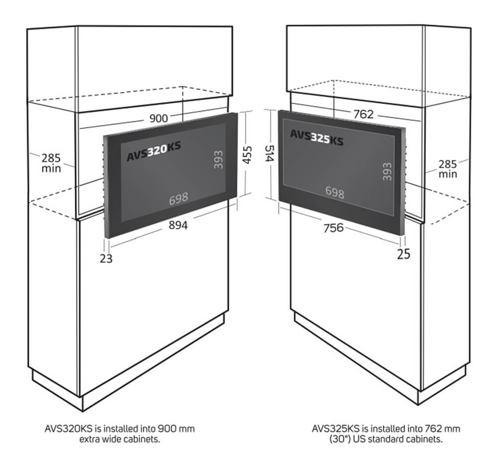 AVEL kitchen tvs